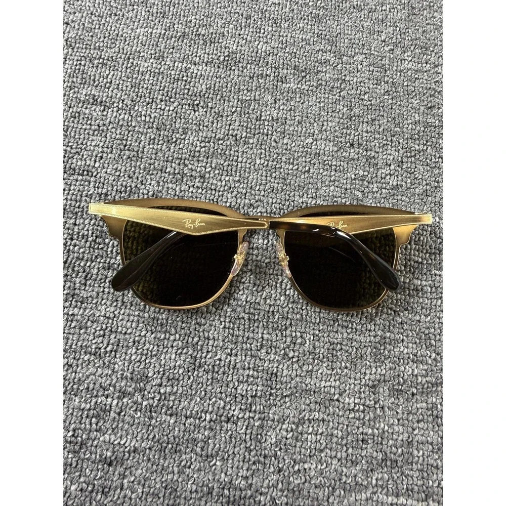 Ray Ban Sunglasses Adult Small Black Green Square Metal RB3576-N 043/73